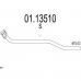01.13510 MTS Труба выхлопного газа