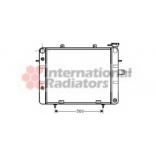 37002125 VAN WEZEL Радиатор, охлаждение двигателя