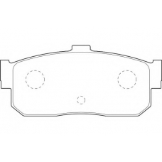 WBP21713A WAGNER LOCKHEED Комплект тормозных колодок, дисковый тормоз