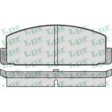 05P160 LPR Комплект тормозных колодок, дисковый тормоз