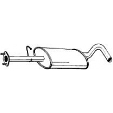 154-081 BOSAL Средний глушитель выхлопных газов