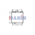 320017N AKS DASIS Радиатор, охлаждение двигателя