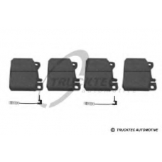 02.35.153 TRUCKTEC AUTOMOTIVE Комплект тормозных колодок, дисковый тормоз