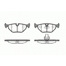 0265.15 REMSA Комплект тормозных колодок, дисковый тормоз