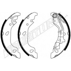 7383 TRUSTING Комплект тормозных колодок