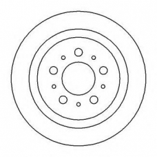 204845 NK Тормозной диск