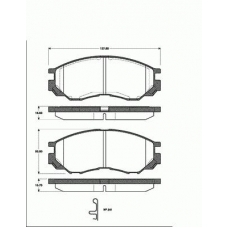 1501223023 S.b.s. Комплект тормозных колодок, дисковый тормоз