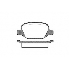 P6273.10 WOKING Комплект тормозных колодок, дисковый тормоз