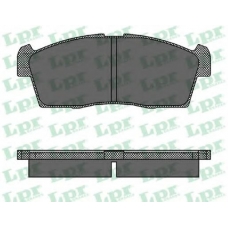 05P1442 LPR Комплект тормозных колодок, дисковый тормоз