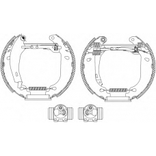 8DB 355 005-161 HELLA PAGID Комплект тормозных колодок