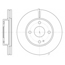 6056 10 KAWE Тормозной диск