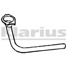 110205 KLARIUS Труба выхлопного газа