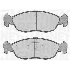 363916060196 MAGNETI MARELLI Комплект тормозных колодок, дисковый тормоз