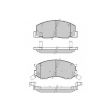 12-1144 E.T.F. Комплект тормозных колодок, дисковый тормоз