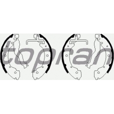 104 092 TOPRAN Комплект тормозных колодок