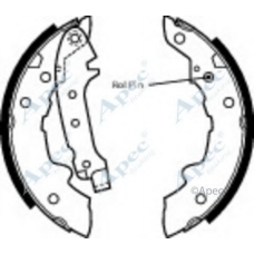 SHU447 APEC Тормозные колодки