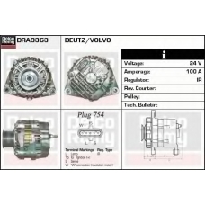 DRA0363 DELCO REMY Генератор
