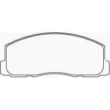 P 54 006 BREMBO Комплект тормозных колодок, дисковый тормоз