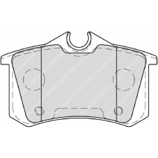 FDB4004 FERODO Комплект тормозных колодок, дисковый тормоз