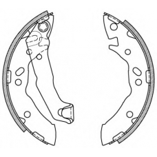 BSA2056.00 OPEN PARTS Комплект тормозных колодок