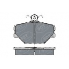 SP 217 PR SCT Комплект тормозных колодок, дисковый тормоз