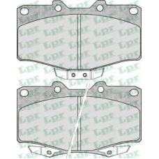 05P509 LPR Комплект тормозных колодок, дисковый тормоз