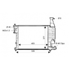 QER1906 QUINTON HAZELL Радиатор, охлаждение двигателя
