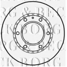 BBD4793 BORG & BECK Тормозной диск