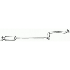 38411 SIGAM Средний глушитель выхлопных газов