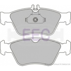 BRP0886 EEC Комплект тормозных колодок, дисковый тормоз