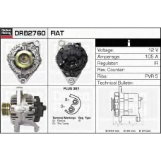 DRB2760 DELCO REMY Генератор