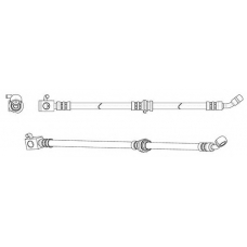 512854 KAWE Тормозной шланг