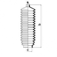 83575 SPIDAN Пыльник, рулевое управление