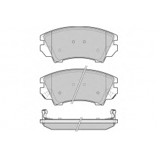 12-1377 E.T.F. Комплект тормозных колодок, дисковый тормоз