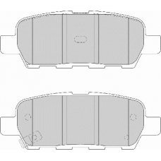 FD7139A NECTO Комплект тормозных колодок, дисковый тормоз