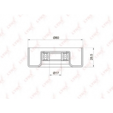 PB-5010 LYNX Ролик руч.ремня с натяжителем