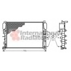 60302341 SCHLIECKMANN Радиатор, охлаждение двигателя