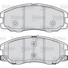 598942 VALEO Комплект тормозных колодок, дисковый тормоз