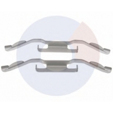 2284 CARRAB BRAKE PARTS Комплектующие, колодки дискового тормоза
