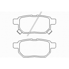 P 83 083 BREMBO Комплект тормозных колодок, дисковый тормоз