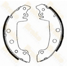SH1176 BRAKE ENGINEERING Комплект тормозных колодок