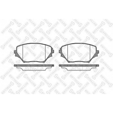 824 000B-SX STELLOX Комплект тормозных колодок, дисковый тормоз