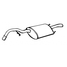 19723 FONOS Глушитель выхлопных газов конечный