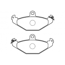 20410 129  0 5 T4097 TEXTAR Колодки тормозные