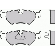 12-0599 E.T.F. Комплект тормозных колодок, дисковый тормоз