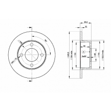 78BD4010 ICER Тормозной диск