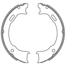 BSA2218.00 OPEN PARTS Комплект тормозных колодок
