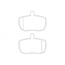 WBP20759A WAGNER LOCKHEED Комплект тормозных колодок, дисковый тормоз