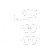 WBP23746A WAGNER LOCKHEED Комплект тормозных колодок, дисковый тормоз