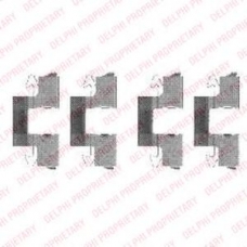 LX0474 DELPHI Комплектующие, колодки дискового тормоза
